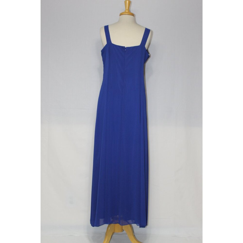Eva USA #3175 Mother of Bride Groom Dress W/Jacket-Royal Blue-XL-NEW With Tags - Picture 4 of 5